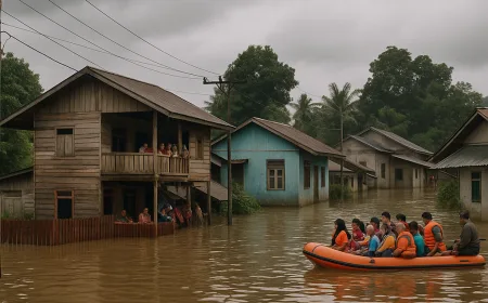 Banjir Kalbar Terparah: Hujan Lebat Sebabkan Ribuan Warga Kubu Raya, Sintang, Ketapang Mengungsi