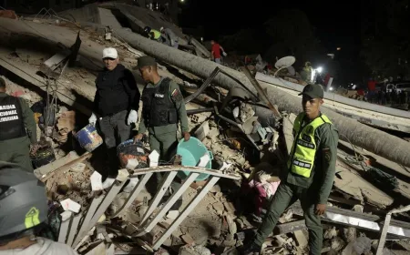 Kesaksian Tim SAR Gempa Venezuela: Teriakan Terdengar di Bawah Reruntuhan