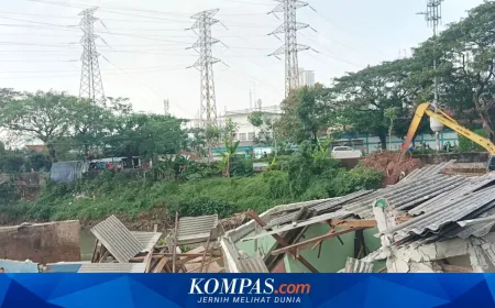 Tanah Longsor di Benhil Jakpus, Satu Rumah dan Tempat Pembuangan Sampah Ambruk