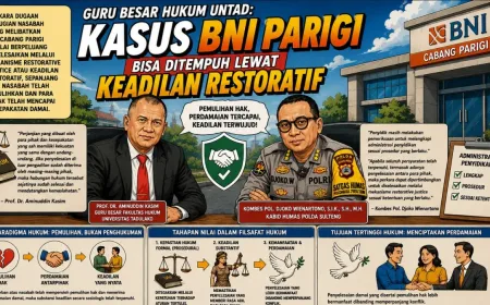 Kasus BNI Parigi Moutong Bisa Diselesaikan Lewat Keadilan Restoratif, Kata Guru Besar Hukum Untad