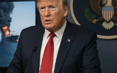 Presiden Trump Tanggapi Serangan Iran di Selat Hormuz: Anda Akan Mengetahuinya