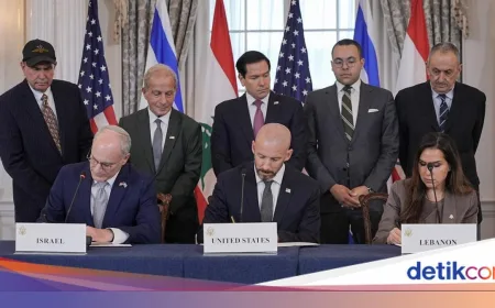 Lebanon-Israel-AS Teken Pakta Trilateral, Buka Jalan Perdamaian Bersejarah