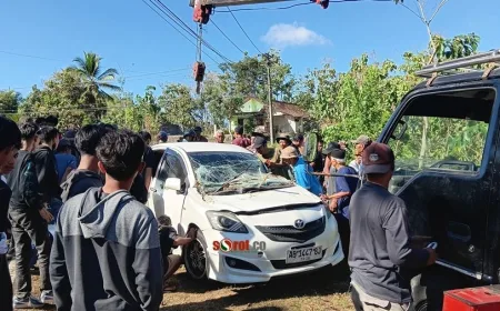 Mobil Nyemplung Jurang di Jalan Bulak Petir Saptosari, Ini Kronologinya