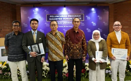 Binus Resmikan Magister Hukum Bisnis dengan Fokus Perdagangan Internasional dan Siber