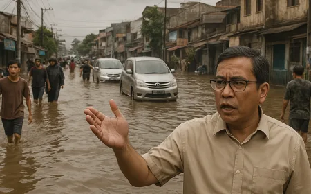 Banjir Jabotabek Belum Tertangani, Syaiful Huda Desak Perencanaan Terintegrasi Segera