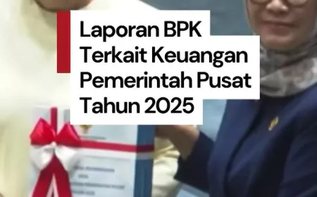 BPK Ungkap Daftar Kementerian dan Lembaga Raih WTP Tahun 2025