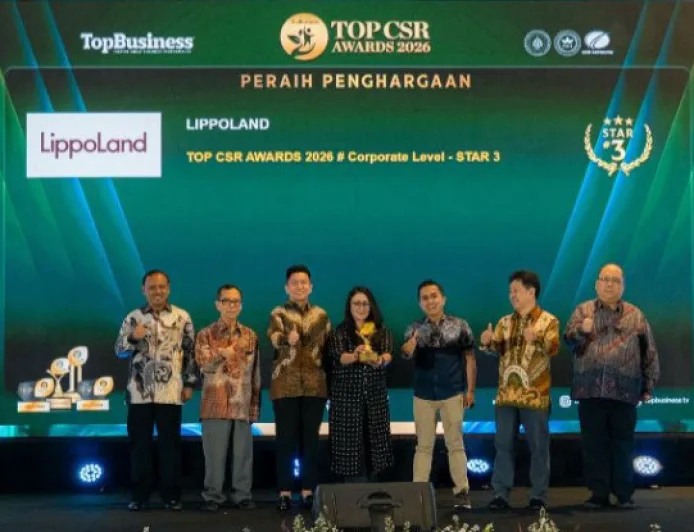 Komitmen ESG dan Dampak Sosial Berkelanjutan Antar LippoLand Raih Top CSR Awards 2026
