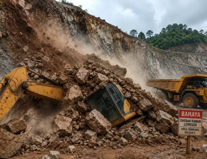 Tebing di Jatinom Klaten Longsor, Operator Eskavator Tambang Galian C Meninggal