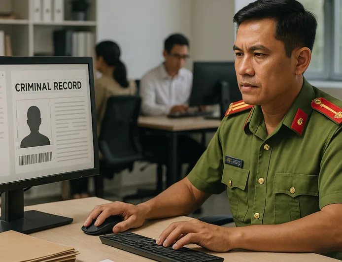 Membangun basis data catatan kriminal yang terpusat dan berskala nasional.