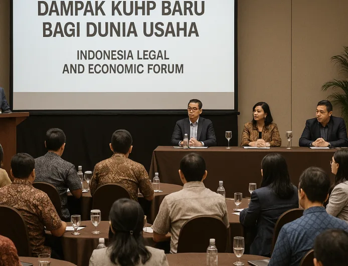 Dampak KUHP Baru bagi Dunia Usaha: Peradi SAI Gelar Forum Hukum dan Ekonomi