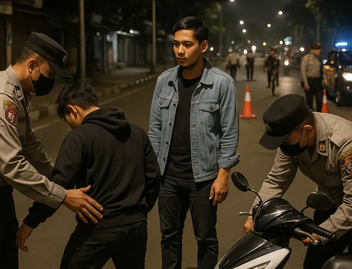 Polsek Tebet Gelar Operasi Cipta Kondisi Cegah Begal, Curanmor, dan Narkoba