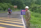 Peringatan Risiko Tanah Longsor di Jalan Raya Nasional 18C Quang Duc Hadapi Topan No. 1