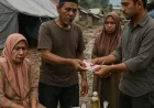 Korban Banjir di Desa Setul Tripe Jaya Diduga Dipungli Saat Terima Bantuan Jadup