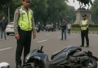 Kecelakaan Maut Dekat Patung Kuda: Pengendara Aerox Tiba-tiba Oleng dan Tewas
