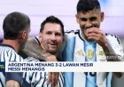Argentina Menang 3-2 Lawan Mesir: Momen Messi Menangis yang Mengharukan