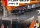 Kecelakaan Horor McLaren Youtuber Andra ST di Sukoharjo: Mobil Terbelah Dua