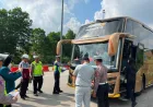 BPTD Lampung Gelar Rampchek di Tol Bakter untuk Tekan Kecelakaan Angkutan Umum