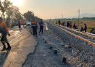 Perjalanan KA Ranggajati Tertunda 2,5 Jam akibat Kecelakaan KA Logawa di Nganjuk