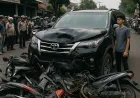 Kecelakaan Beruntun di Tasikmalaya: Fortuner Dikendarai Pemuda 17 Tahun Sebabkan Tabrakan 6 Kendaraan