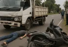 Kecelakaan Motor Vario dan Truk di Sumobito Jombang, Pengendara Tewas