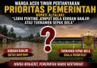 Warga Aceh Timur Pertanyakan Prioritas Pemerintah Antara Korban Banjir dan Turnamen Sepak Bola