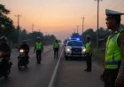 Patroli Subuh Satlantas Polres Lampung Selatan Antisipasi Kriminalitas dan Kecelakaan Jalinsum