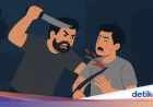 Kakek di Way Kanan Dibacok Kerabat, Pelaku 66 Tahun Ditangkap Polisi