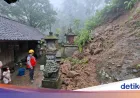 Tanah Longsor dan Pohon Tumbang Melanda Karangasem Akibat Hujan Deras