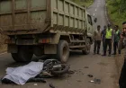 Truk Mundur di Tanjakan Pucangsari Semanu, Pengendara Motor Tewas Terlindas