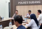 Satlantas Polres Subang Gandeng Lima Pilar untuk Tekan Angka Kecelakaan Lalu Lintas