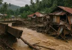 Banjir di Kampung Binala-Lelipang Sebabkan Dua Jembatan Putus dan Kerusakan Rumah