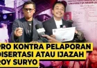 Disertasi Roy Suryo Dilaporkan ke Kemendikbud, Pelapor dan Kuasa Hukum Saling Berdebat