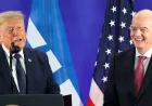 Donald Trump Usulkan Presiden FIFA Gianni Infantino Jadi Sekjen PBB Berikutnya