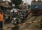 Pelintasan Bulak Kapal Kembali Ramai, Pengendara Nekat Terobos Meski Kecelakaan Maut KA Gajayana