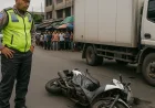 Kronologi Pemotor Tewas Ditabrak Truk di Depan Pasar Kramat Jati Jakarta Timur