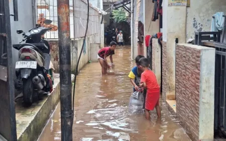 Sinergi Lintas Sektor Percepat Penanganan Banjir di Palmerah Jakarta Barat