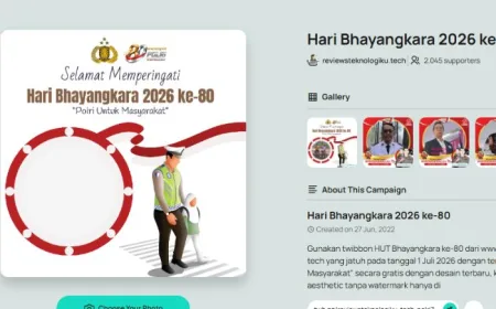 15 Link Twibbon HUT Bhayangkara ke-80 Gratis dan Keren untuk Media Sosial 2026