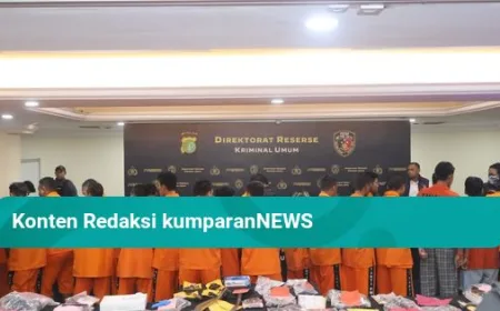 Polda Metro Ungkap 2.216 Kasus Kriminal 3C dan Tangkap 2.054 Tersangka Jan-Jun 2026