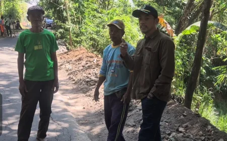 Ahmadi Gerak Cepat Usulkan Perbaikan Jalan Alternatif Penambangan–Petung Setelah Longsor