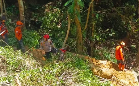 Polda Sulut Kerahkan Anjing Pelacak K-9 Cari Korban Longsor di Patung