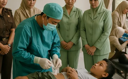 Kejati NTT Gelar Khitanan Massal Bersama IAD dan Dompet Dhuafa