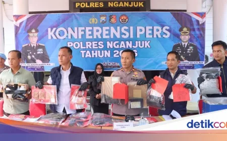 Kasus Kriminal Nganjuk 6 Bulan: Pencurian Diesel & Jaringan Narkoba Lintas Kota