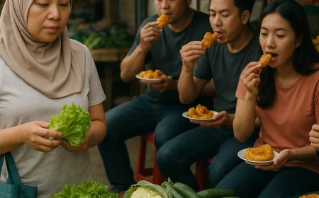 Diet Sehat Terjangkau, Tapi Banyak Orang Pilih Gorengan dan Makanan Manis