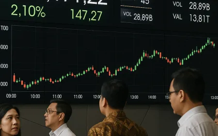 IHSG Lompat 2% Lebih, Ini Penyebab dan Sektor Penggerak Utamanya
