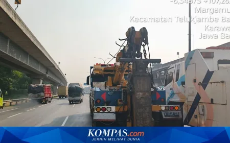 Evakuasi Kecelakaan Beruntun di Tol Japek KM 46 Butuh Waktu 8 Jam