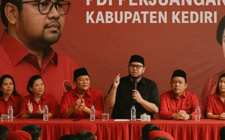 Musancab PDI Perjuangan Kediri: Mas Dhito Incar Kembalikan 15 Kursi Lewat Gen Z