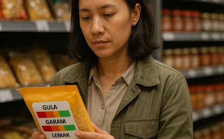 Label Gizi Gula Garam Lemak Wajib di Pangan Kemasan, Masa Transisi 2 Tahun