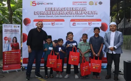HUT ke-15 Importa Furniture: Sunat Massal & Program Sosial untuk Masyarakat Sleman