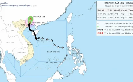 Topan No. 1 Melemah, Namun Hujan Lebat dan Banjir Masih Mengancam Wilayah Timur Laut