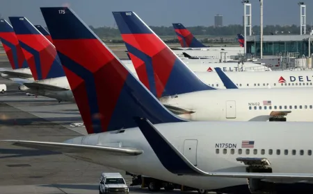 Delta Air Lines Nyaris Terbakar Kembang Api saat Mendarat di Chicago Midway